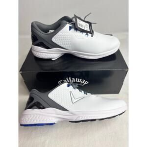 Callaway Men’s Size 10.5 White/Grey Monterey SL CG223WGY Golf Shoes NIB